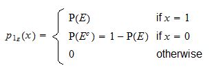 what is the expectation of an indicator function