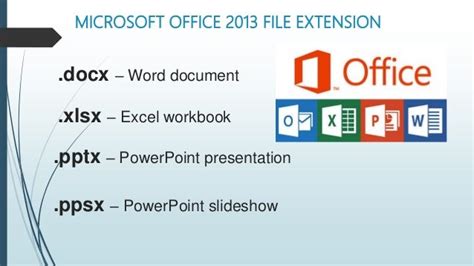 what is the extension for microsoft powerpoint