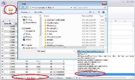 what is the extension of access database file