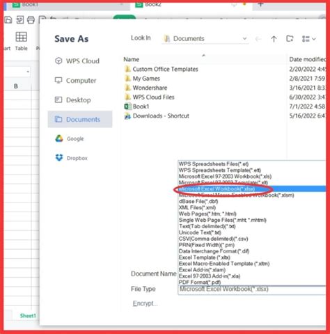 what is the extension of saved file in ms excel 2013 and above
