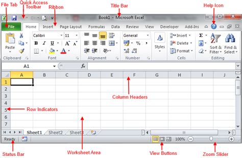 what is the external name of ms excel 2010