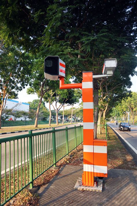 what is the fine for traffic light camera in singapore