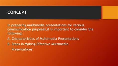 what is the first step in preparing a multimedia presentation