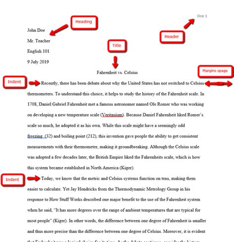 what is the font size for mla format title