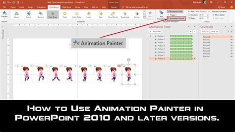what is the function of animation painter in ms powerpoint