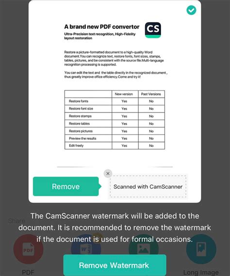 what is the function of camscanner