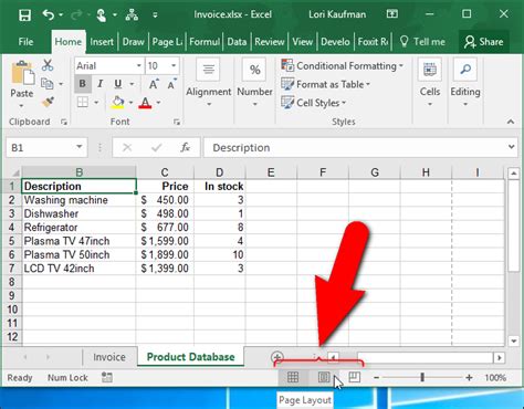 what is the function of the status bar in excel 2016
