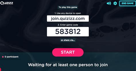 what is the game code for quizizz