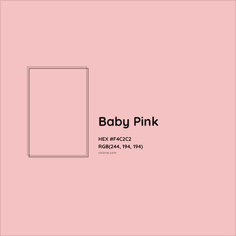 what is the hex code for baby pink
