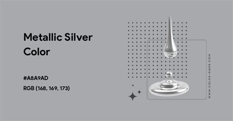 what is the hex code for metallic silver