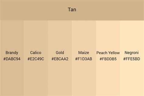 what is the hex color code for tan
