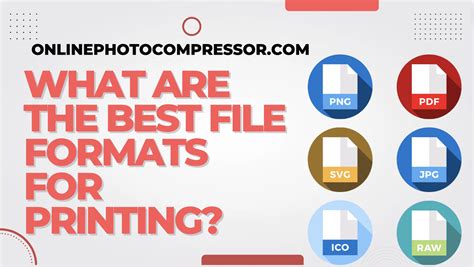 what is the highest quality image format for printing
