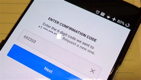what is the instagram confirmation code number