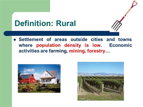 what is the introduction and description of the rural settlement