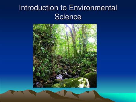 what is the introduction of environmental studies