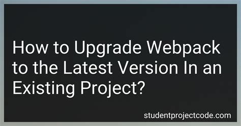 what is the latest version of webpack
