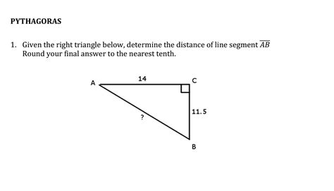 what is the length of line segment ab round to the nearest tenth