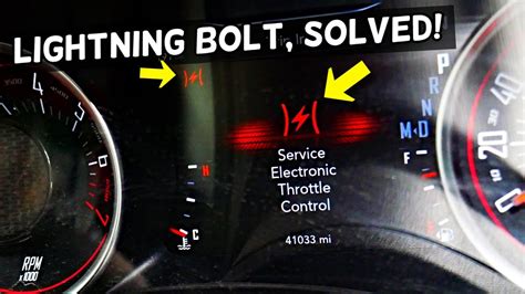 what is the lightning bolt on dash