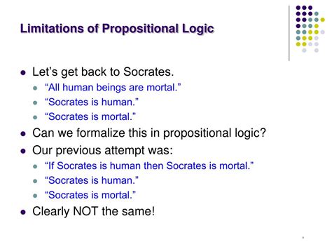 what is the limitation of propositional logic in ai