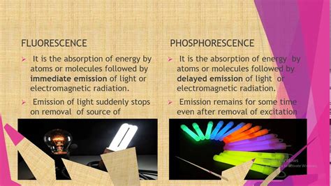 what is the main difference between phosphorescence and fluorescence