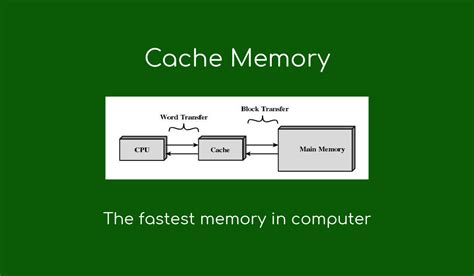 what is the main function of cache memory in a computer system