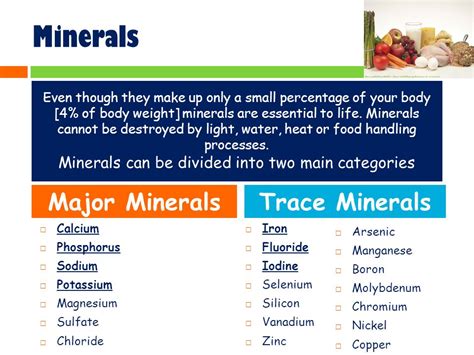 what is the main function of trace minerals in the body