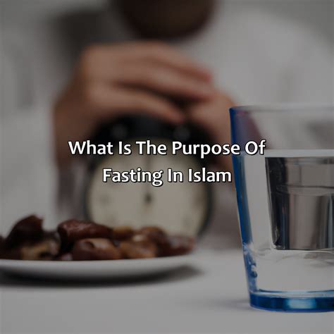 what is the main purpose of fasting in ramadan