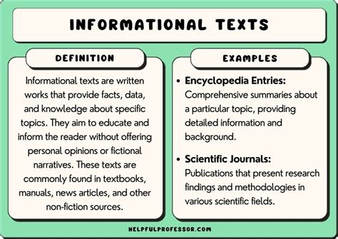 what is the main purpose of informational text