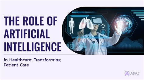 what is the main role of artificial intelligence in healthcare