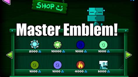 what is the master emblem in geometry dash