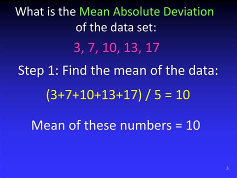 what is the mean absolute deviation for these numbers