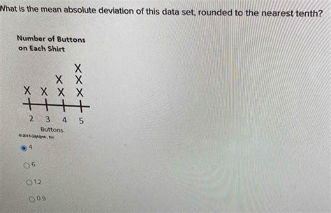 what is the mean absolute deviation of this data set rounded to the nearest tenth