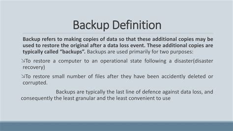 what is the meaning of back up in computer