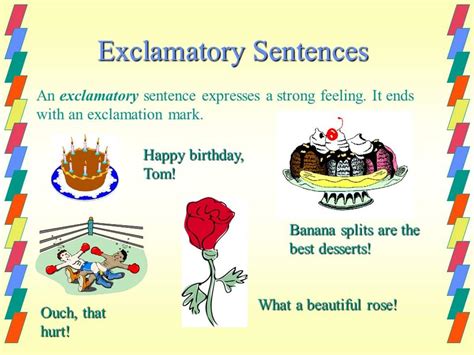 what is the meaning of exclamatory sentence with example