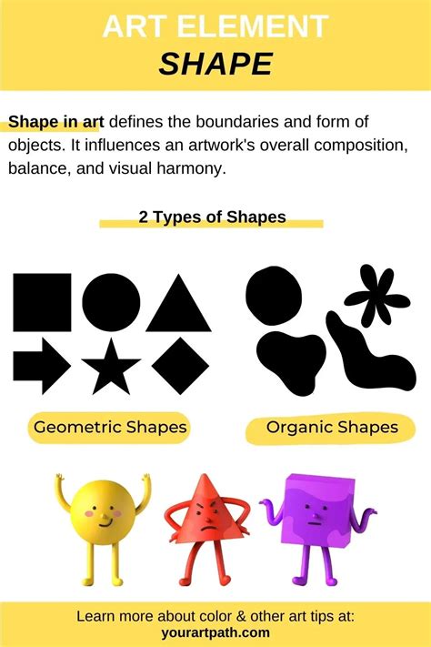 what is the meaning of shape in visual arts