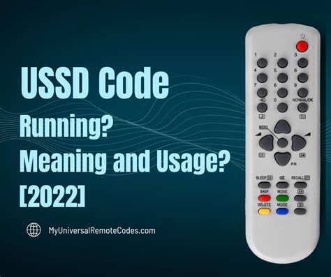 what is the meaning of ussd code running