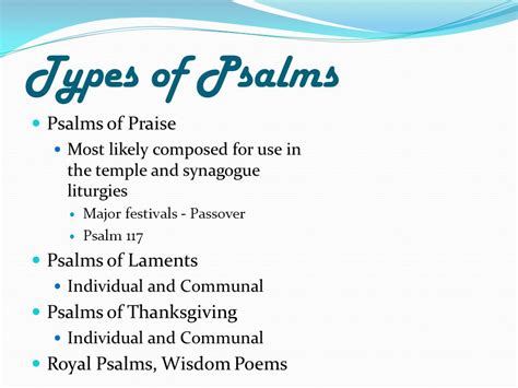 what is the most common single type of psalm in the book of psalms