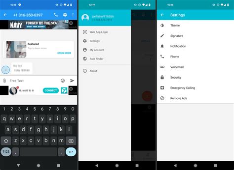 what is the most discreet texting app for android