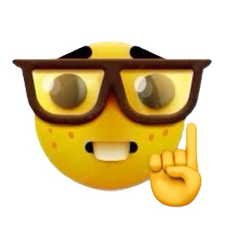 what is the nerd emoji