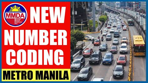 what is the number coding in metro manila