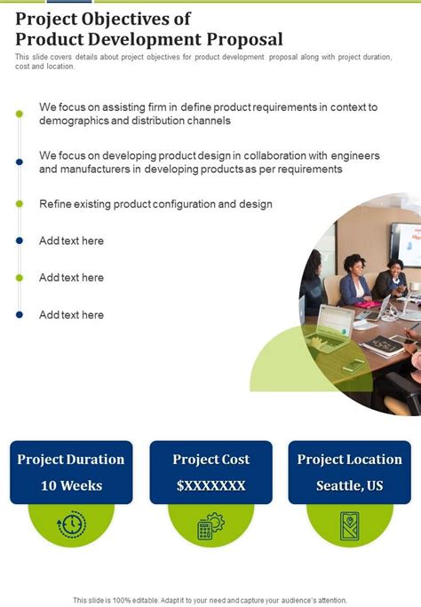what is the objective of product proposals