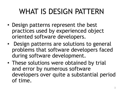 what is the origin of design patterns in software engineering