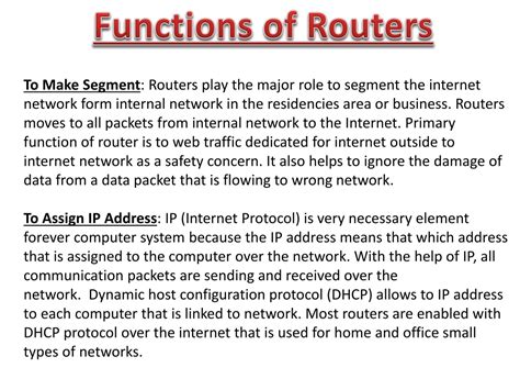 what is the primary function of a router