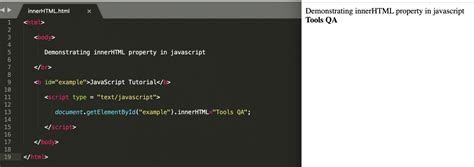 what is the primary purpose of using the innerhtml property in javascript