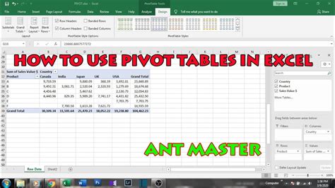 what is the primary use of pivottables in excel