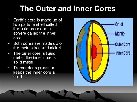 what is the principle difference between earth's inner core and outer core