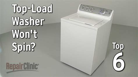 what is the problem if the washing machine won't spin