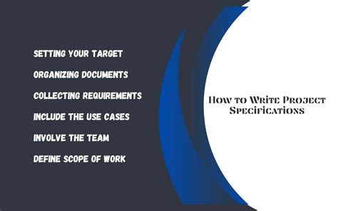 what is the purpose of a project specification