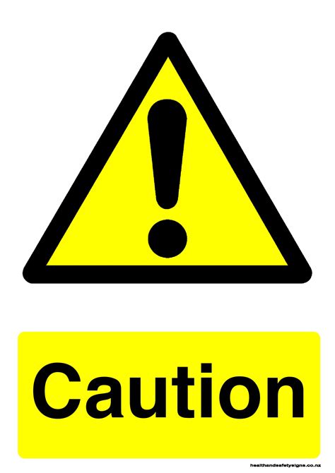 what is the purpose of a warning/caution signal