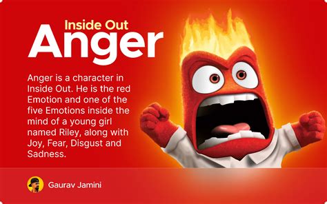 what is the purpose of anger in inside out